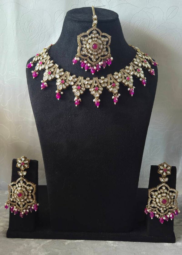 Kundan KM - 1694 - Fucshia