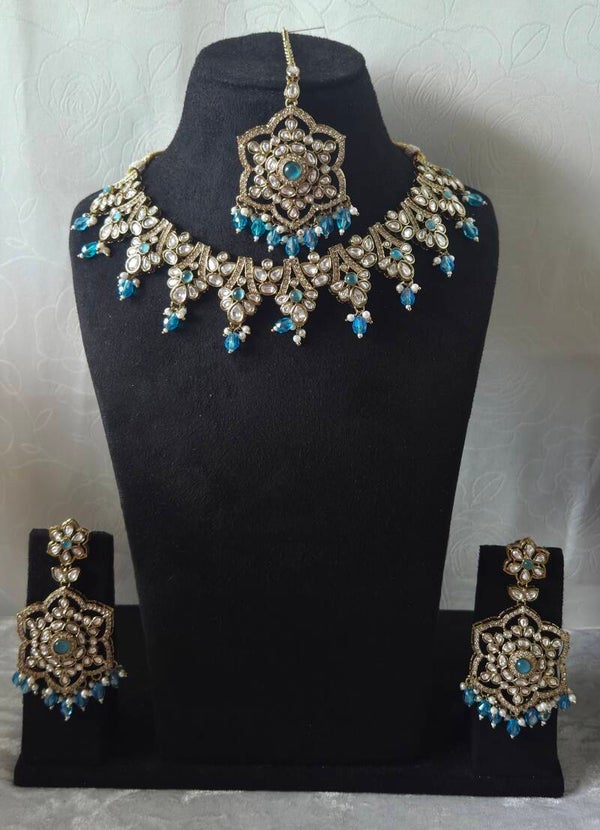 Kundan KM - 1694 - Baby Blue