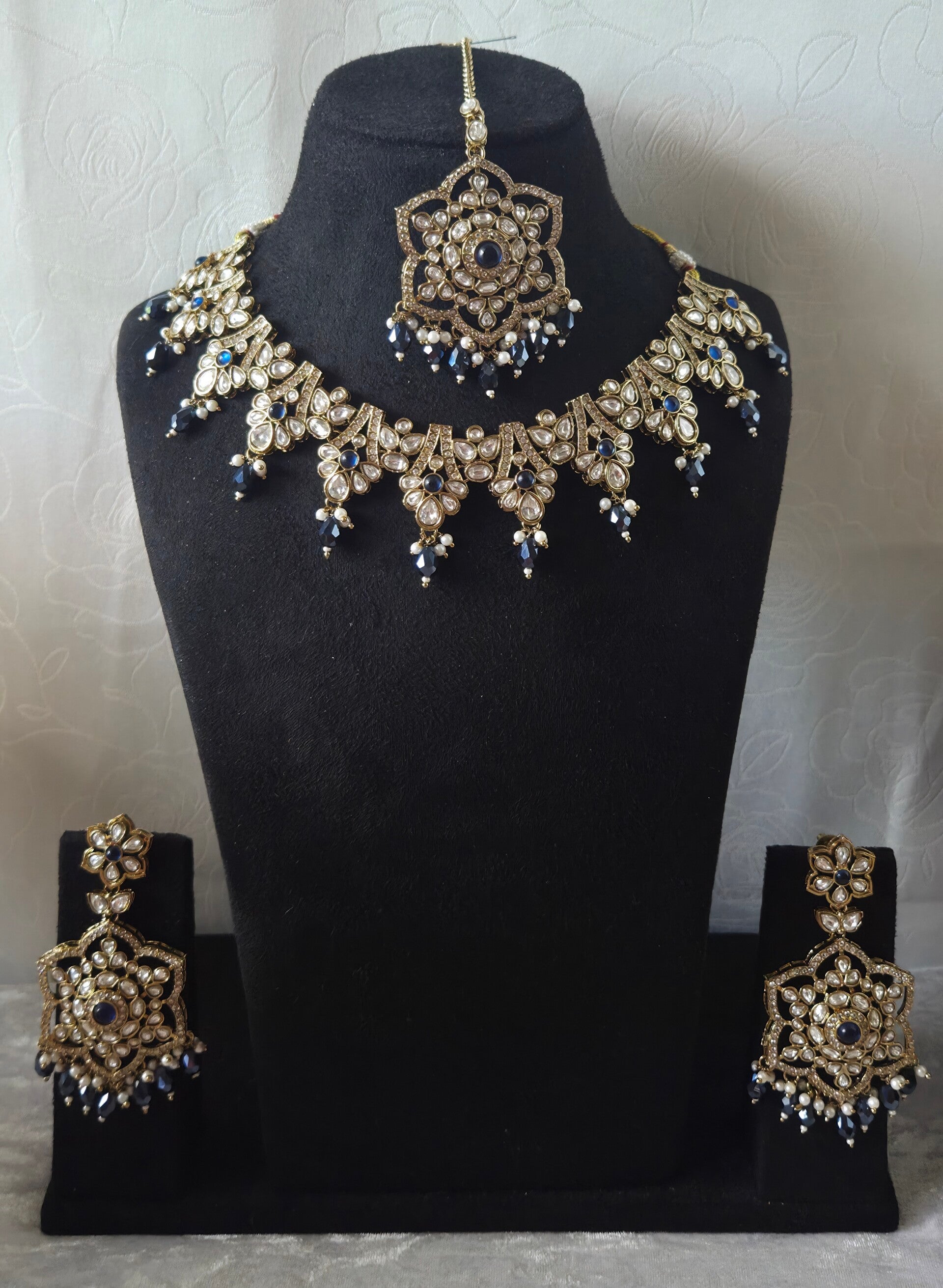 Kundan KM - 1694 - Navy Blue