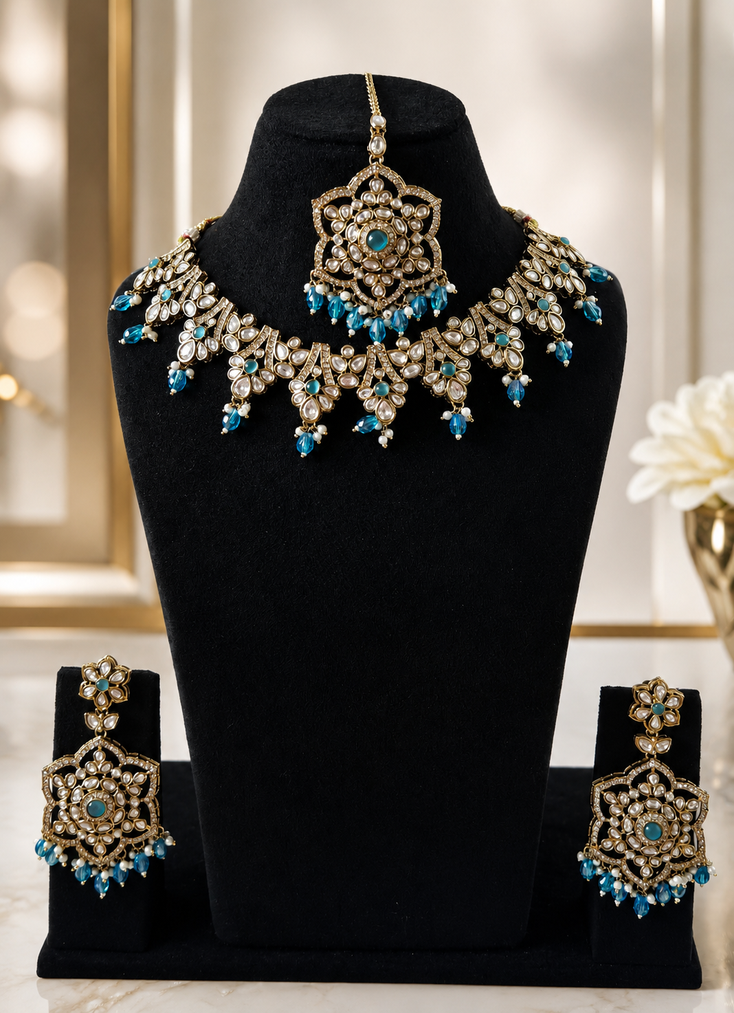 Kundan KM - 1694 - Baby Blue