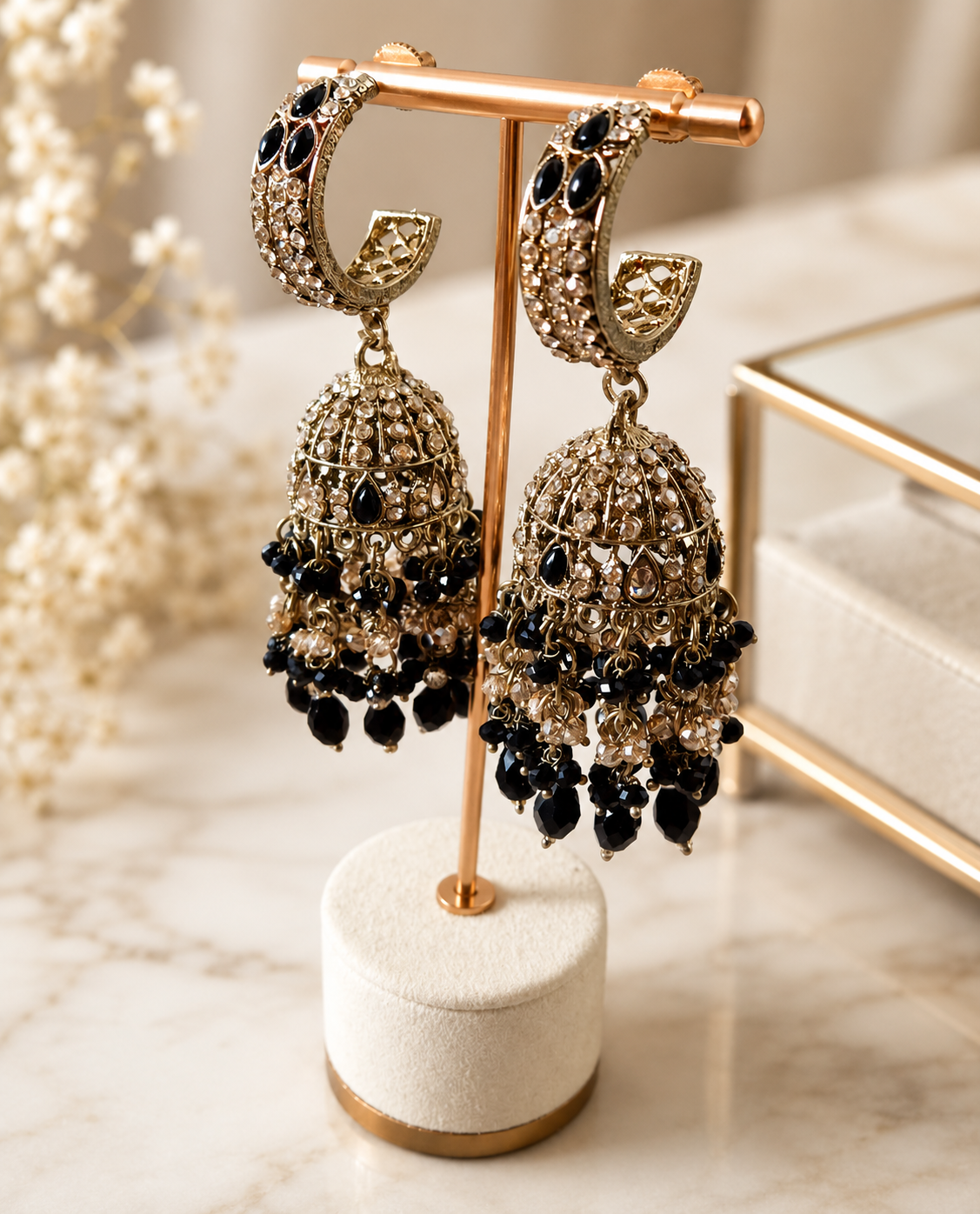 AD Jhumka - Black