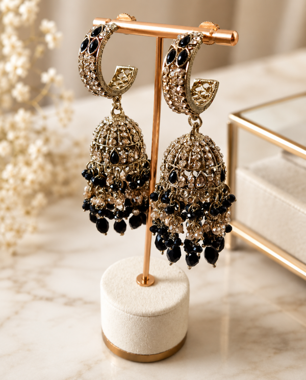 AD Jhumka - Black