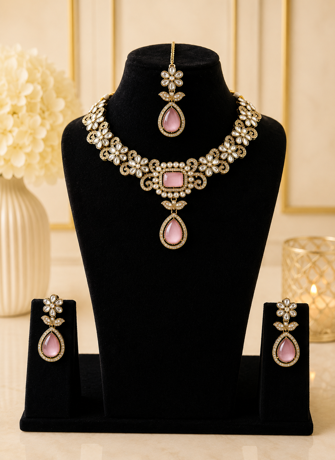 Kundan KN - 2055 - Pink