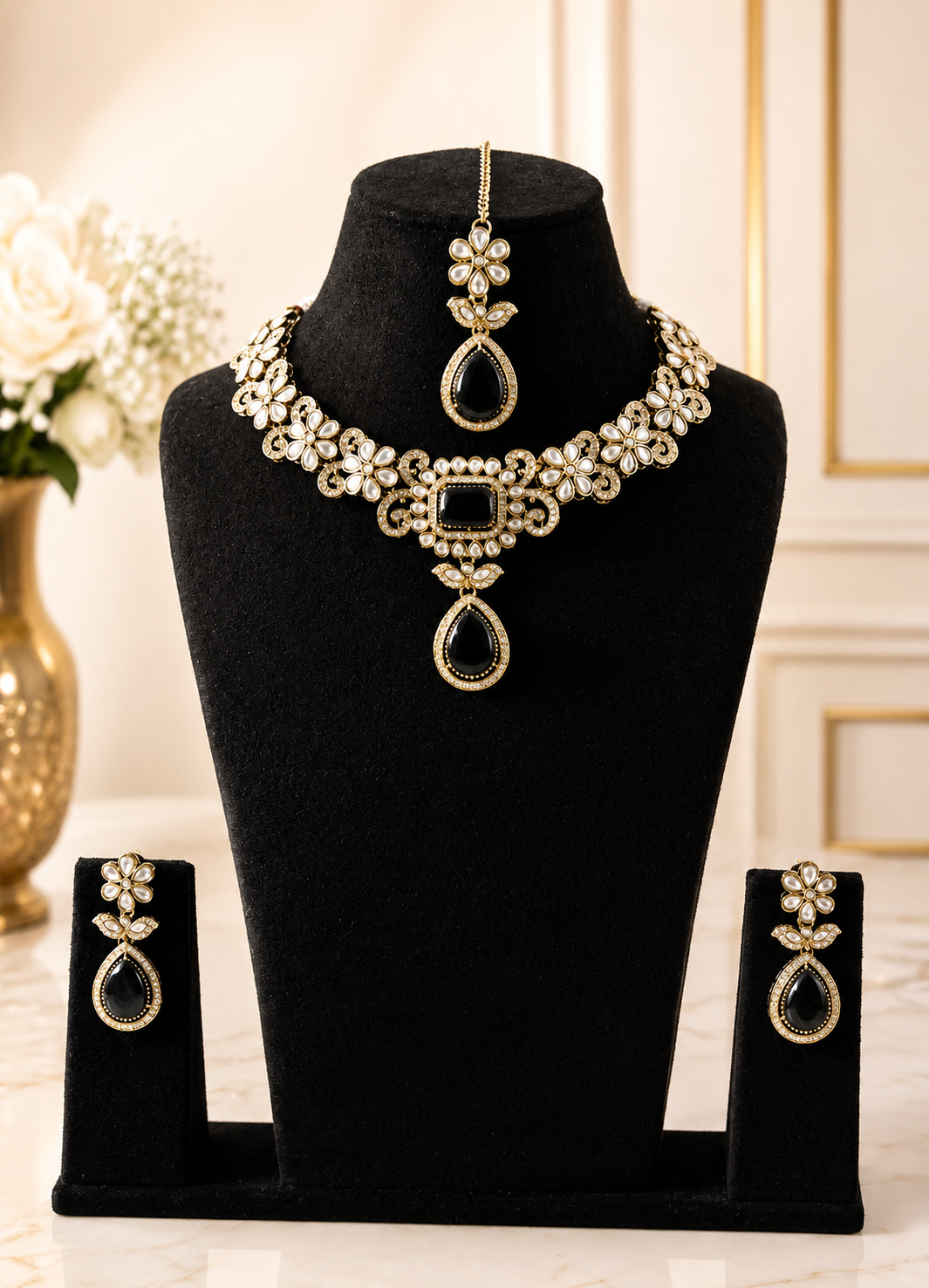 Kundan KN - 2055 -  Black
