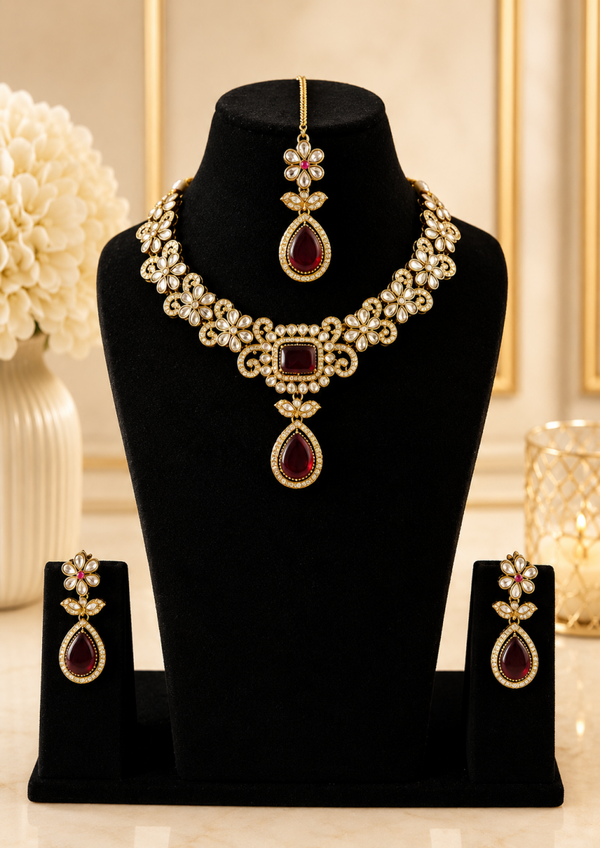 Kundan KN - 2055 - Fucshia