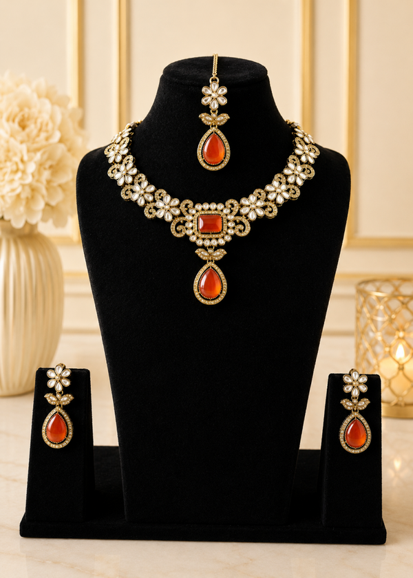 Kundan KN - 2055 - Orange
