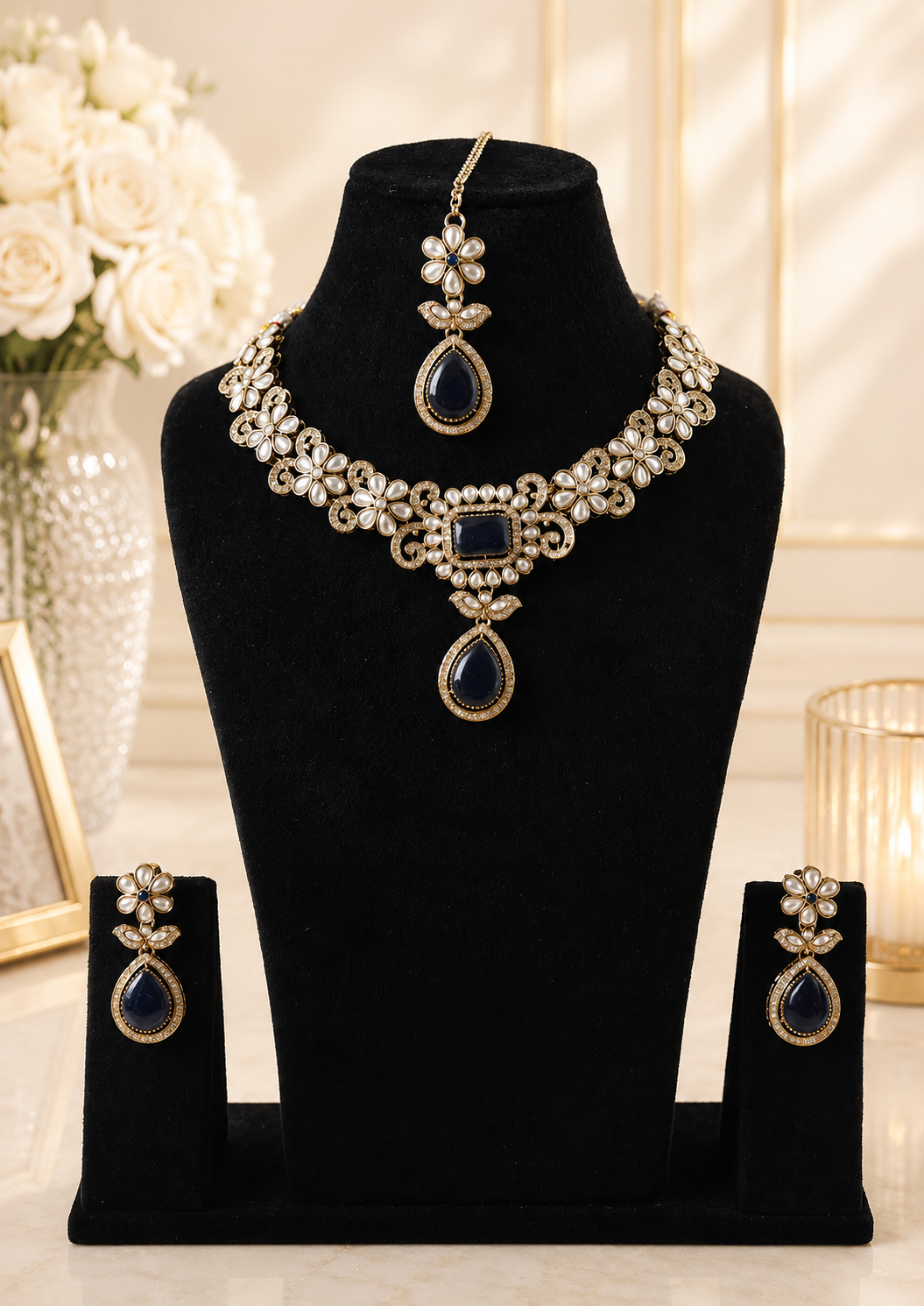 Kundan KN - 2055 - Navy Blue