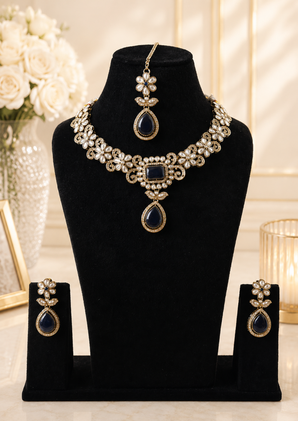 Kundan KN - 2055 - Navy Blue