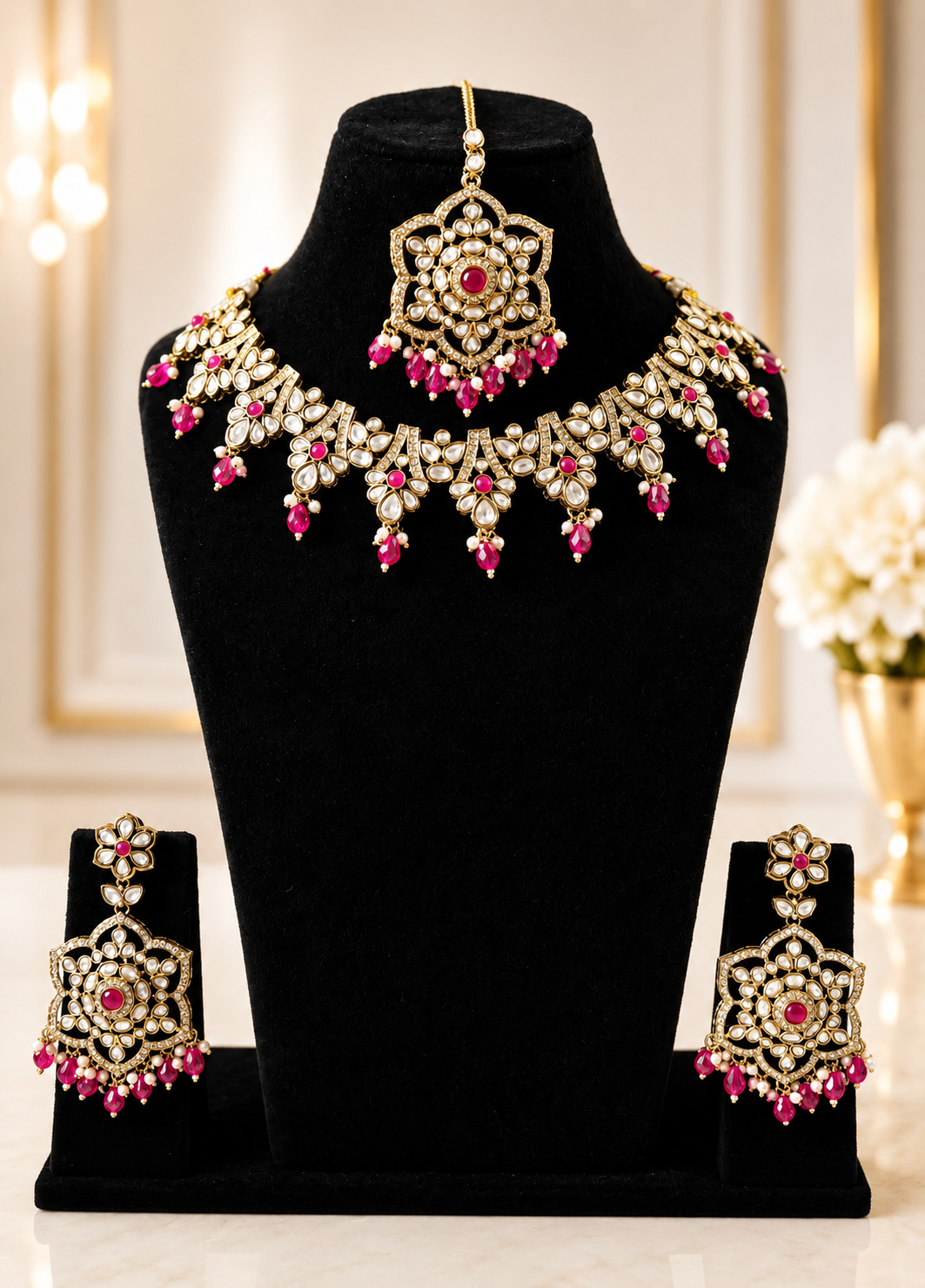 Kundan KM - 1694 - Fucshia