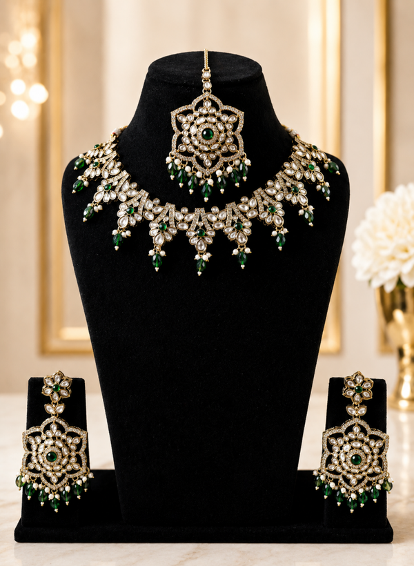 Kundan KM - 1694 - Green