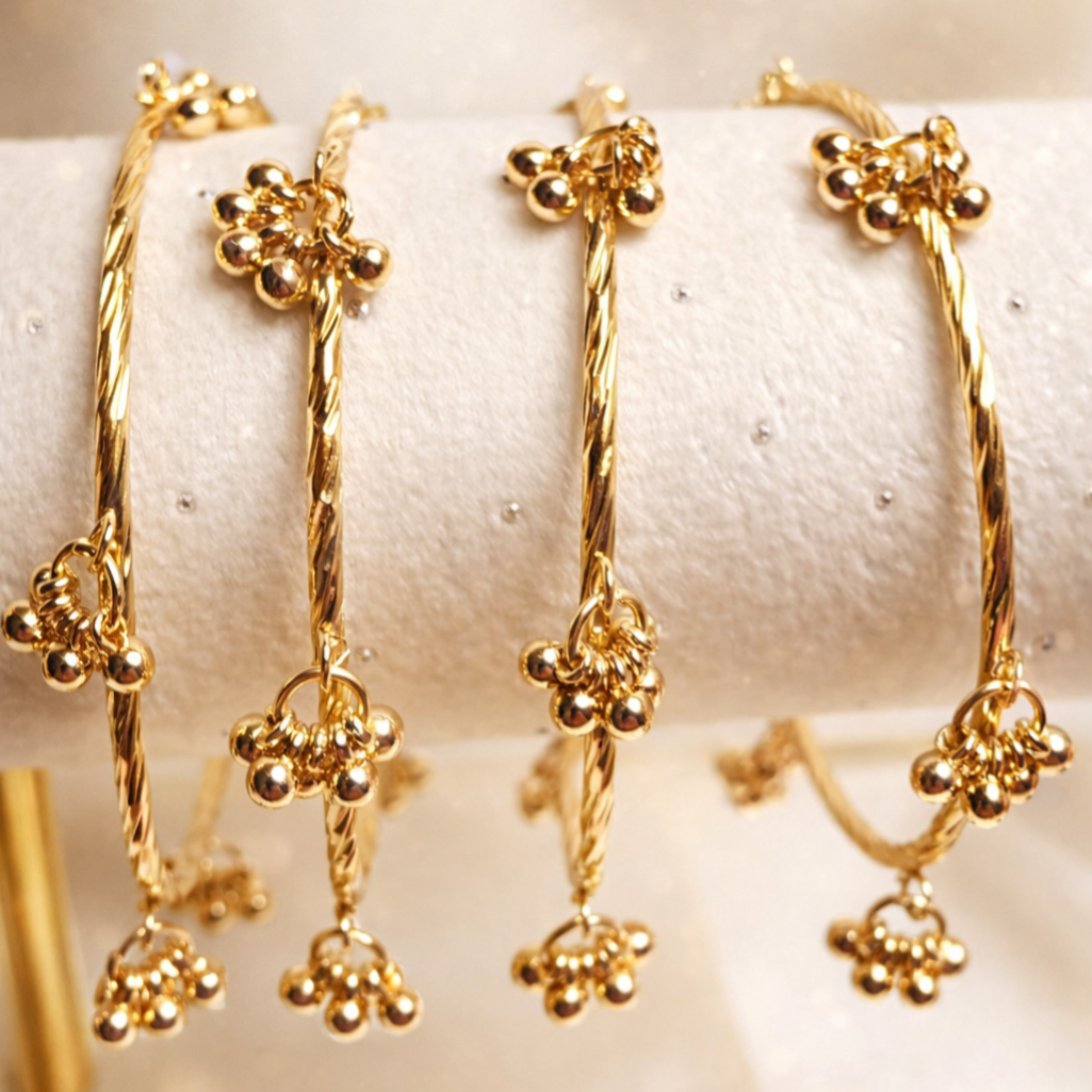 Kashmiri Bangles - Gold