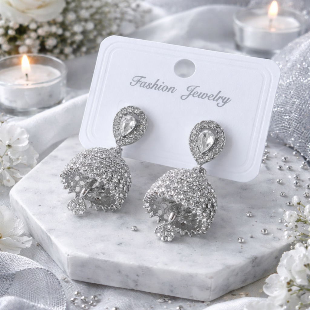 Mini Jhumki - Silver