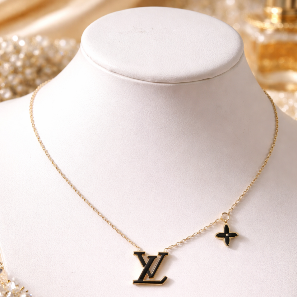 Ketting LV - zwart