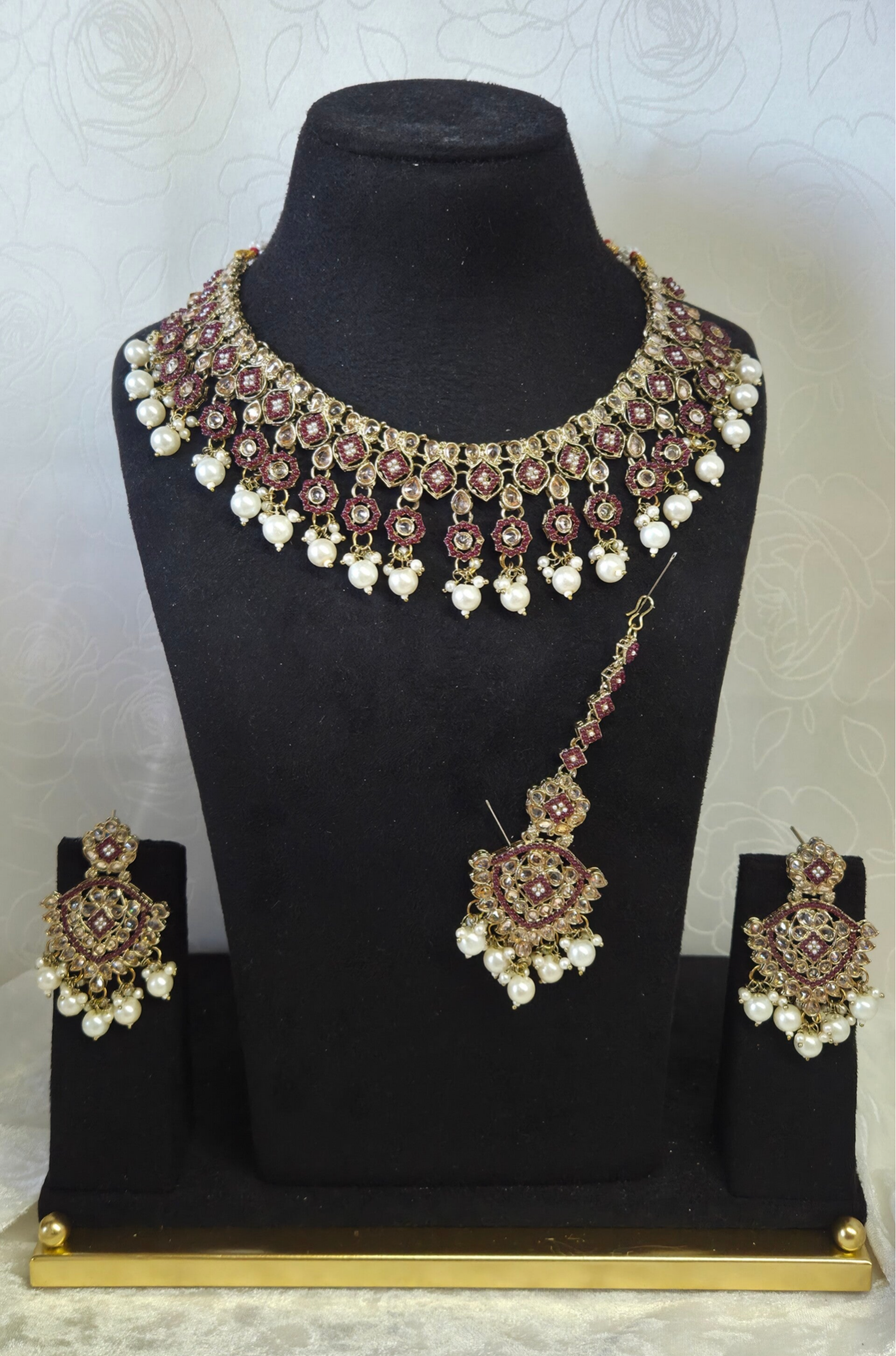AD Polki Set - Bordeaux