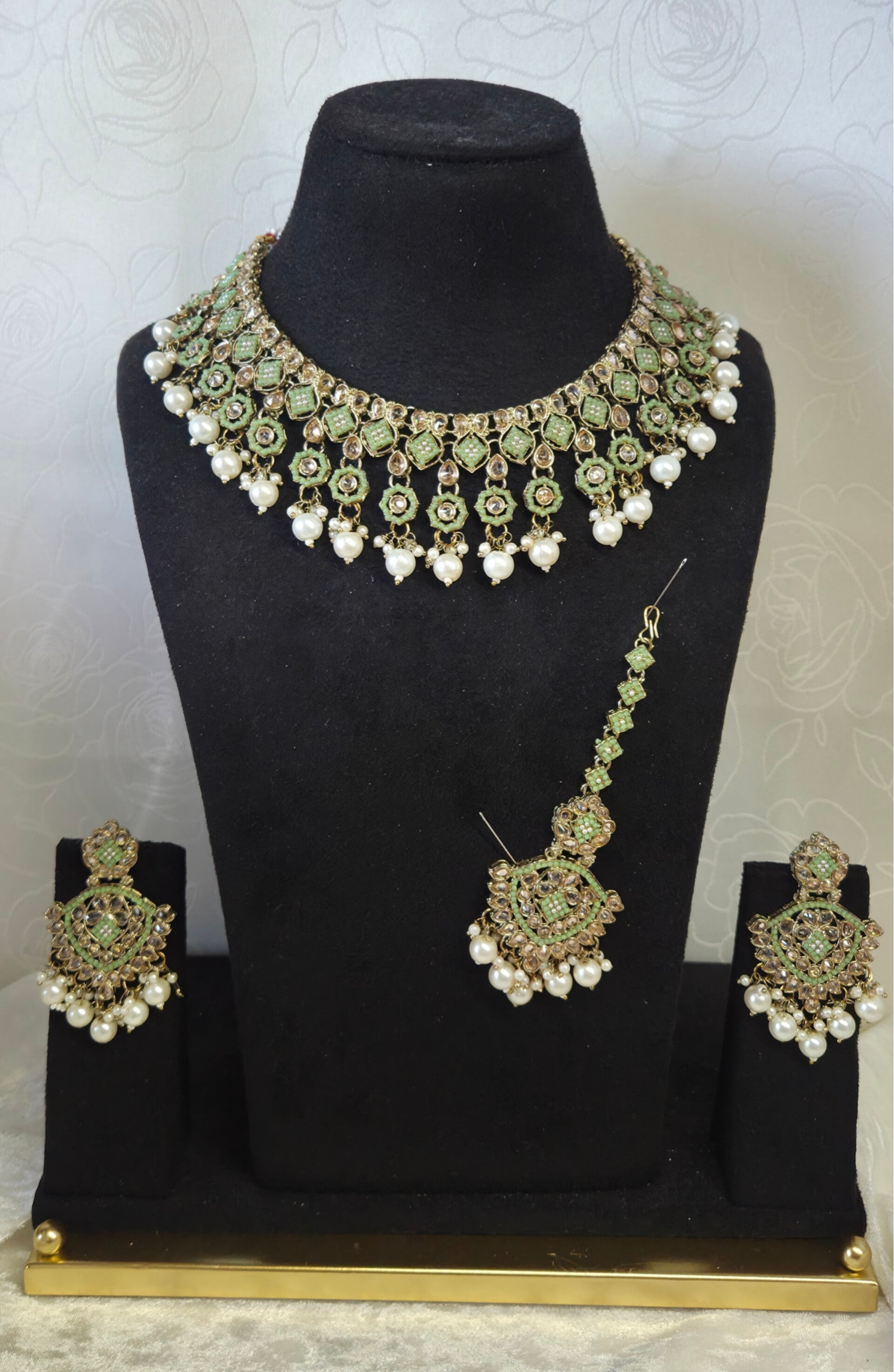 AD Polki Set - Lemon