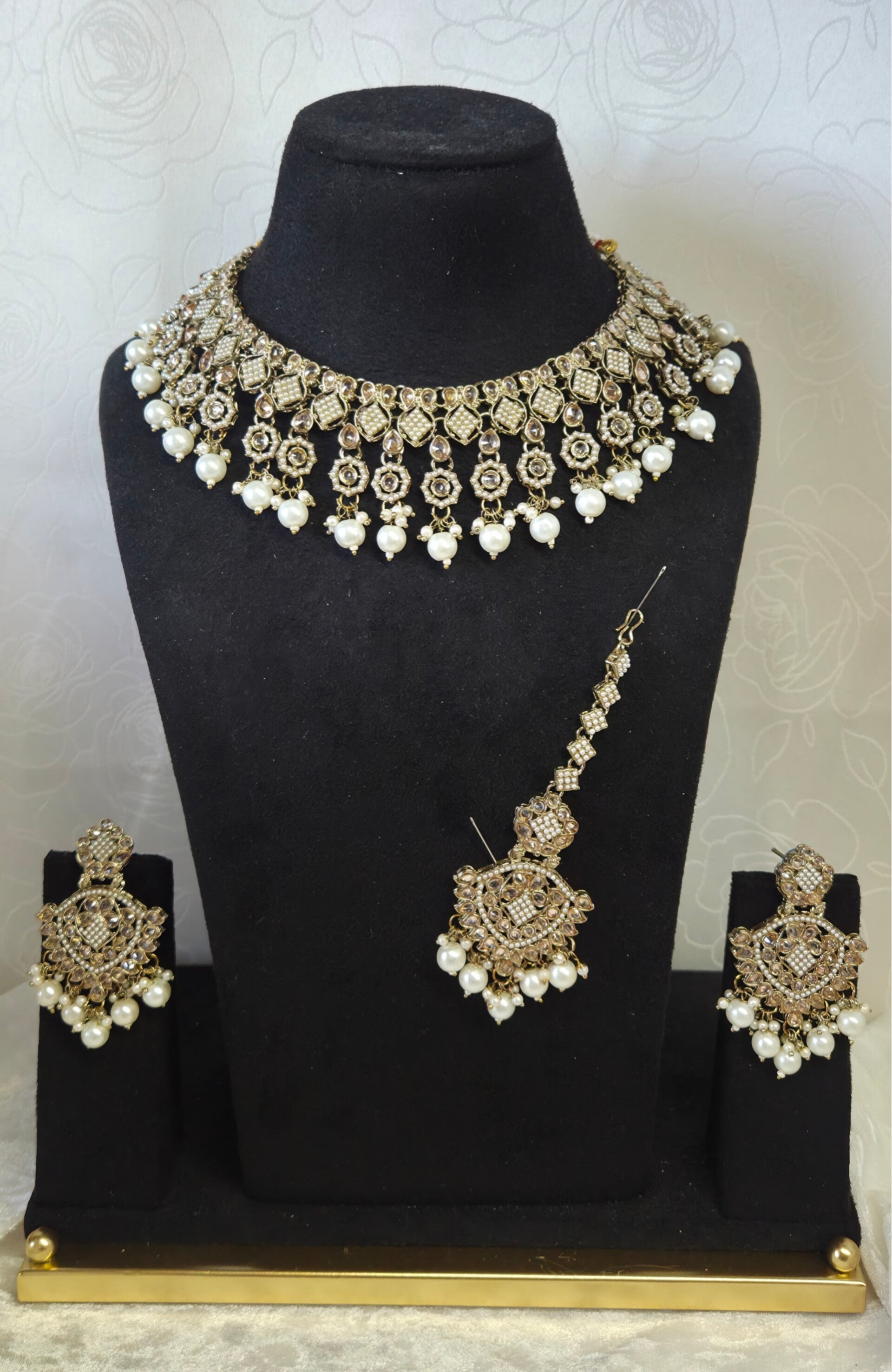 AD Polki Set - Champagne