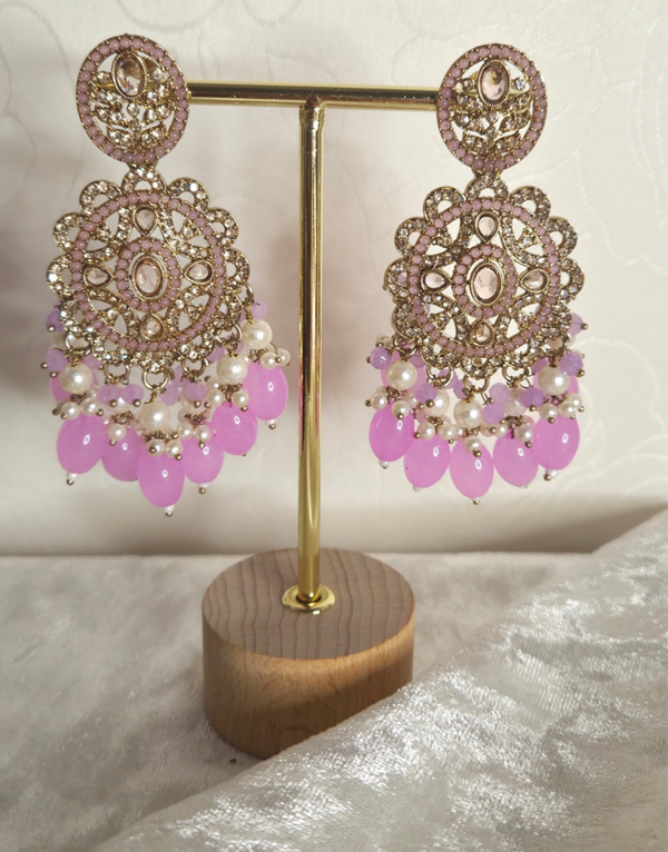 Chandbali  -  Lila D1