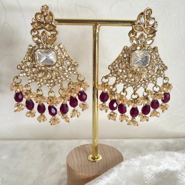 Kundan Polki - Bordeaux D2