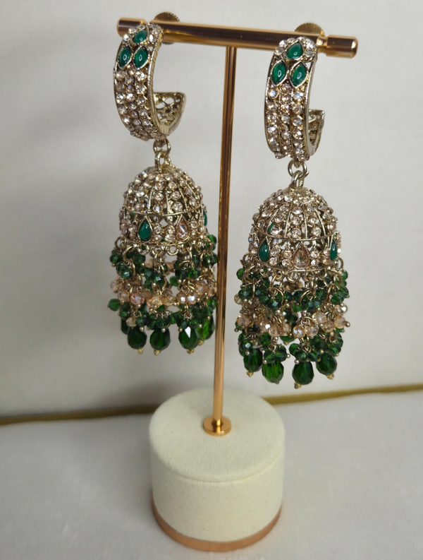 AD Jhumka - Green