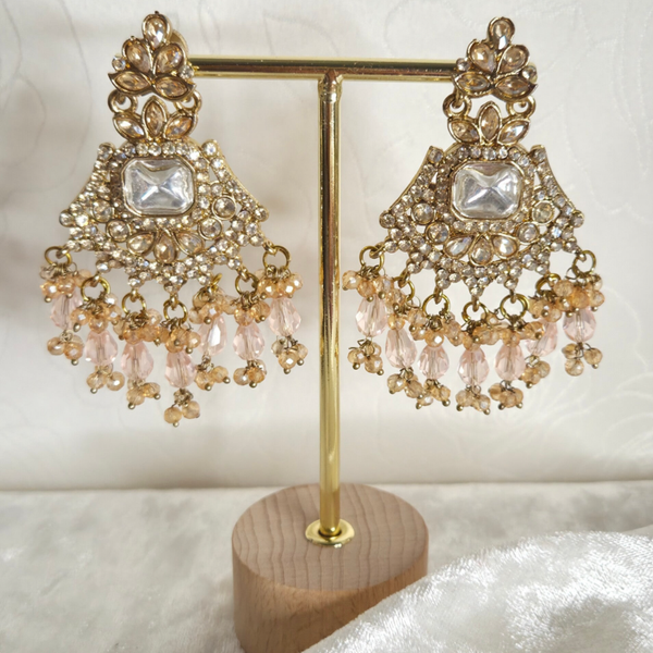 Kundan Polki - Baby Pink D2