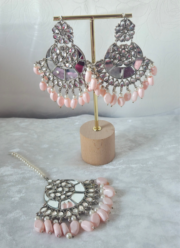 Mirrow maang teeka set - 001