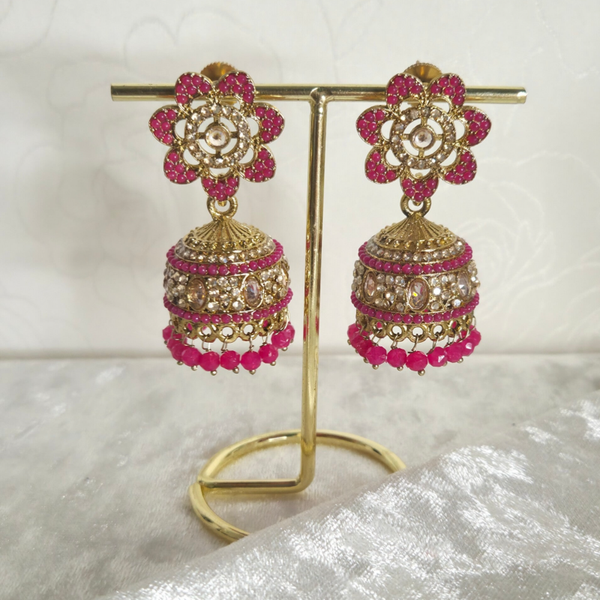 Jhumki - Fucshia D1