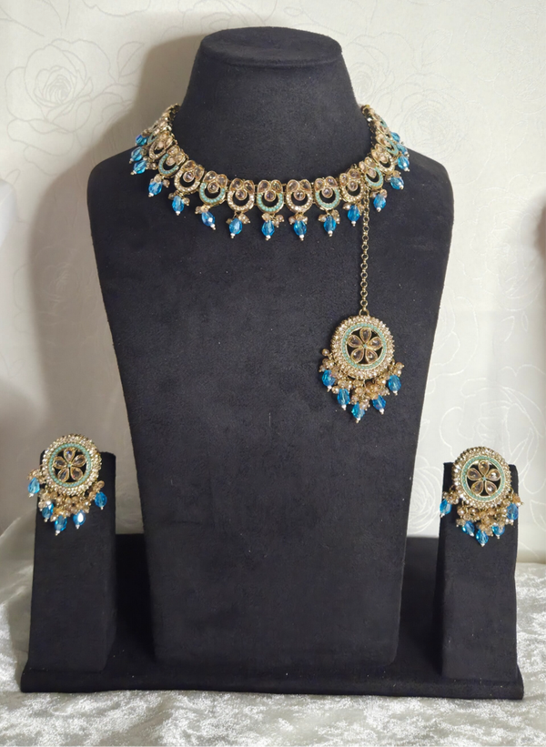 Avanthika set - Sky Blue