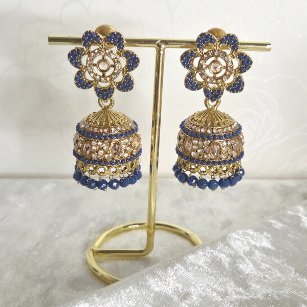 Jhumki Navy Blue D1