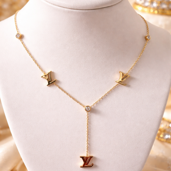 Ketting LV  - goud