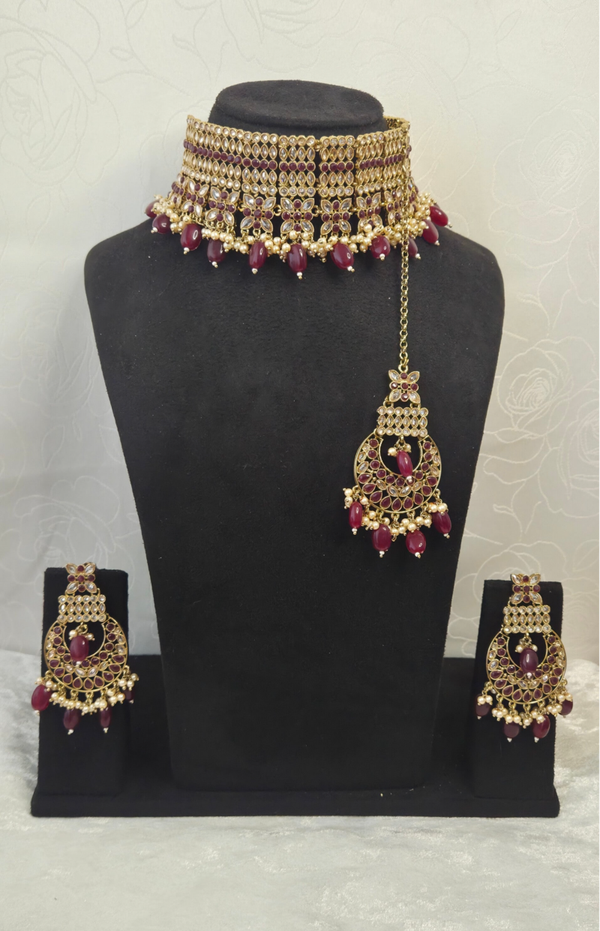 AD Polki set - Bordeaux