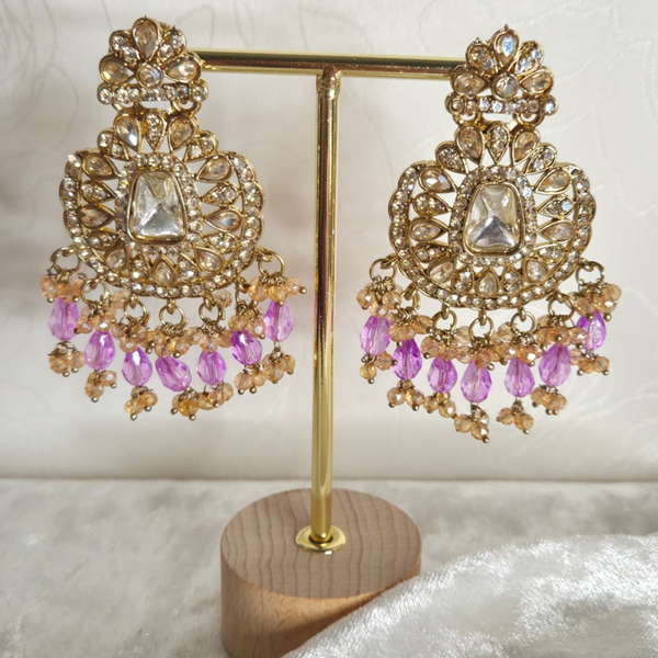 Kundan Polki - Lila D1