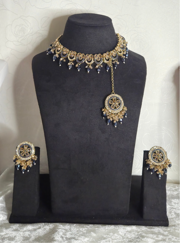 Avanthika set - Royal Dark Blue