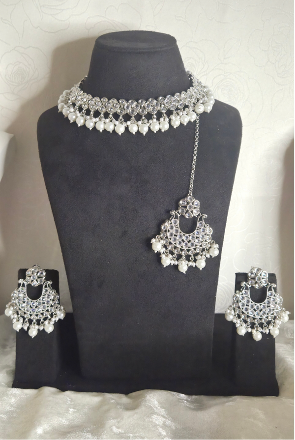 Zilveren Set Chandeni