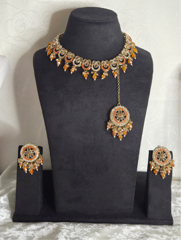 Avanthika set - Orange