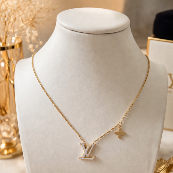 Ketting LV - wit