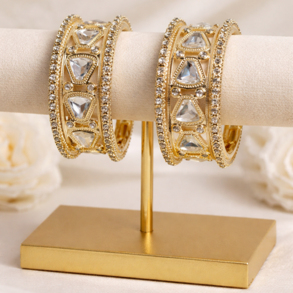 Gouden Kundan Kangan Set - Heervanshi