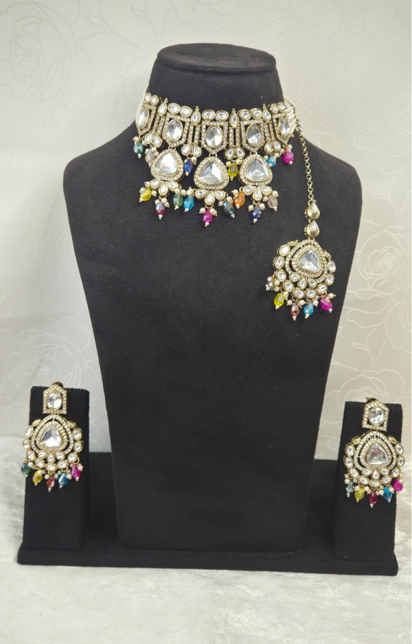 Kundan Heerandi set - Multi