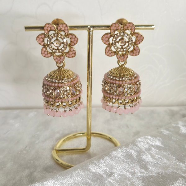 Jhumki Baby Pink D1