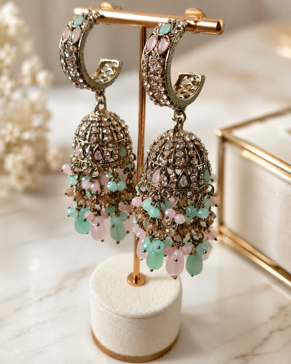 AD Jhumka - Pastel