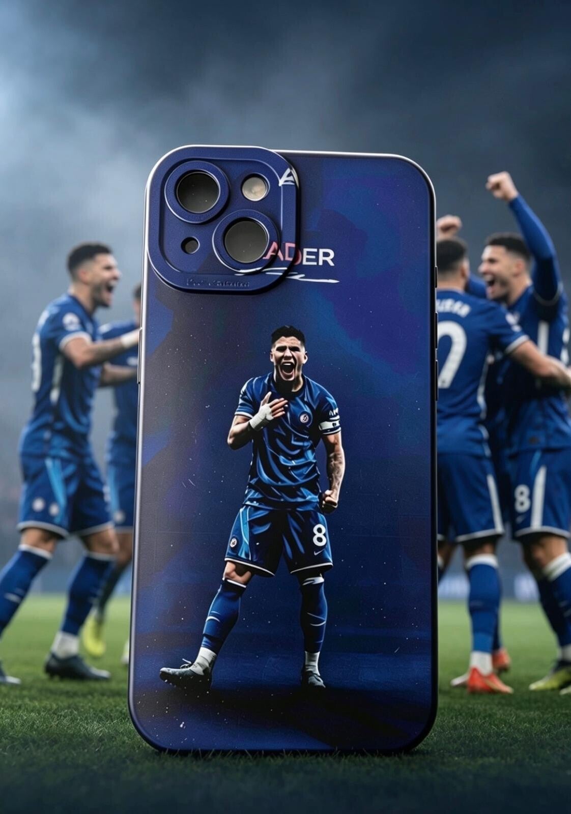 Enzo Fernandez Chelsea Inspired iPhone 14 Case – Premium Football Player Phone Cover for Apple iPhone 14 | Shockproof Protective Chelsea Fan Case