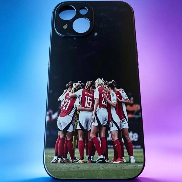 Women’s Arsenal Fan-Inspired iPhone Case – Stylish Football Phone Cover for iPhone 14 or iPhone 15