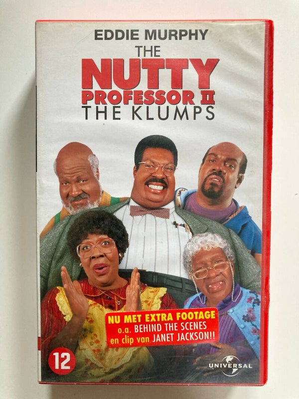 THE NUTTY PROFESSOR 2: THE KLUMPS (PLEASE READ REMARKS) (VHS)