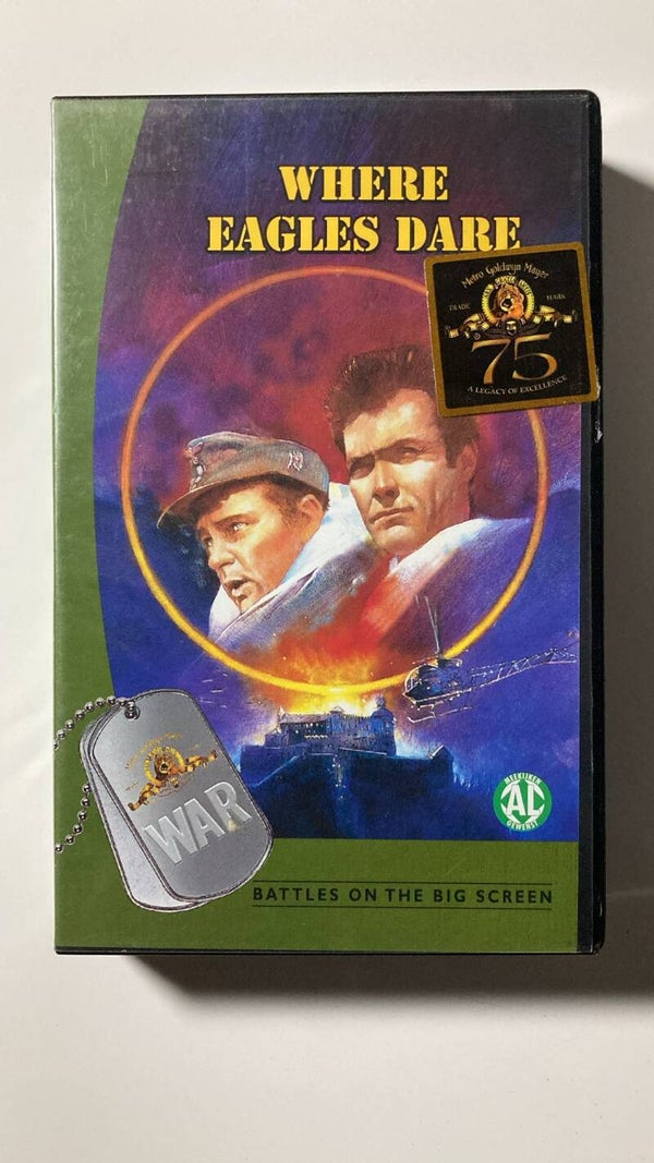 WHERE EAGLES DARE (VHS)