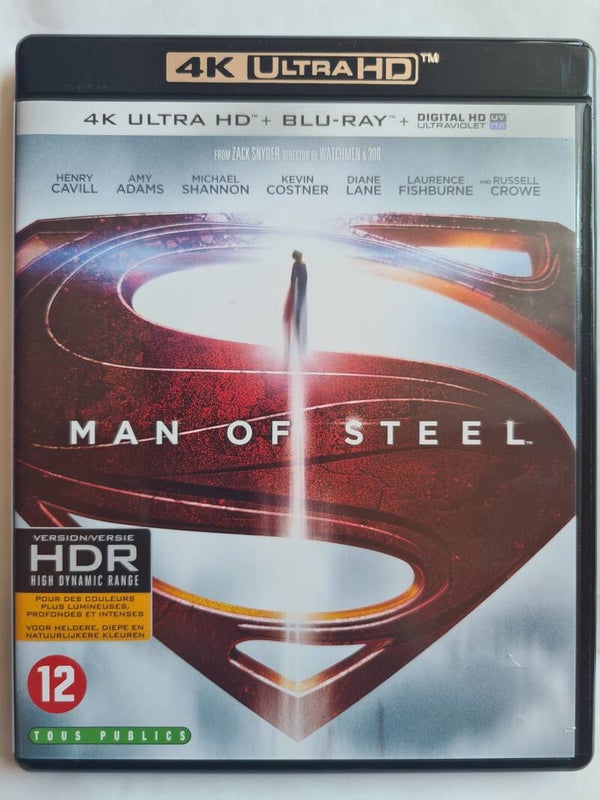 MAN OF STEEL (4K ULTRA HD + BLU-RAY)
