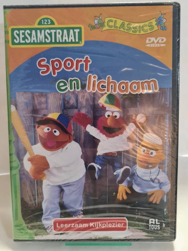 SESAMSTRAAT SPORT EN LICHAAM (IN SEAL) (DVD)