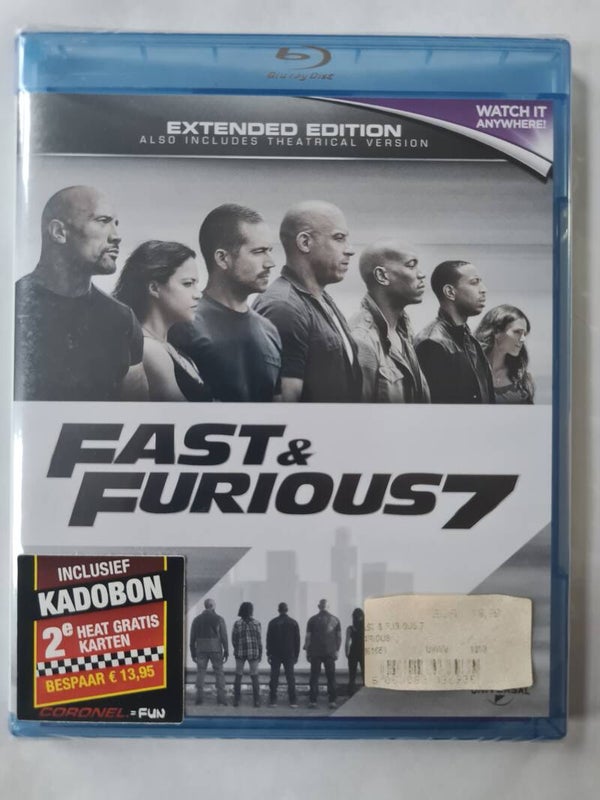 FAST & FURIOUS 7 (IN SEAL) (BLURAY)