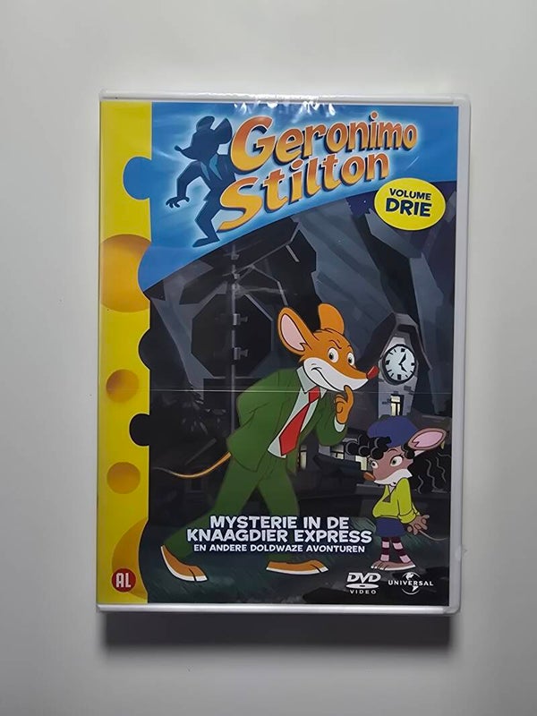 GERONIMO STILTON VOLUME DRIE MYSTERIE IN DE KNAAGDIER EXPRESS EN ANDERE DOLDWAZE AVONTUREN (IN SEAL) (DVD)