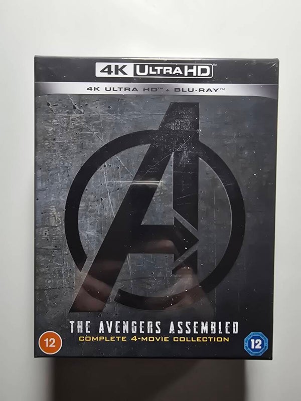 THE AVENGERS ASSEMBLED COMPLETE 4-MOVIE COLLECTION (IMPORT WITHOUT DUTCH SUBS) (IN SEAL) (4K ULTRA HD + BLURAY)
