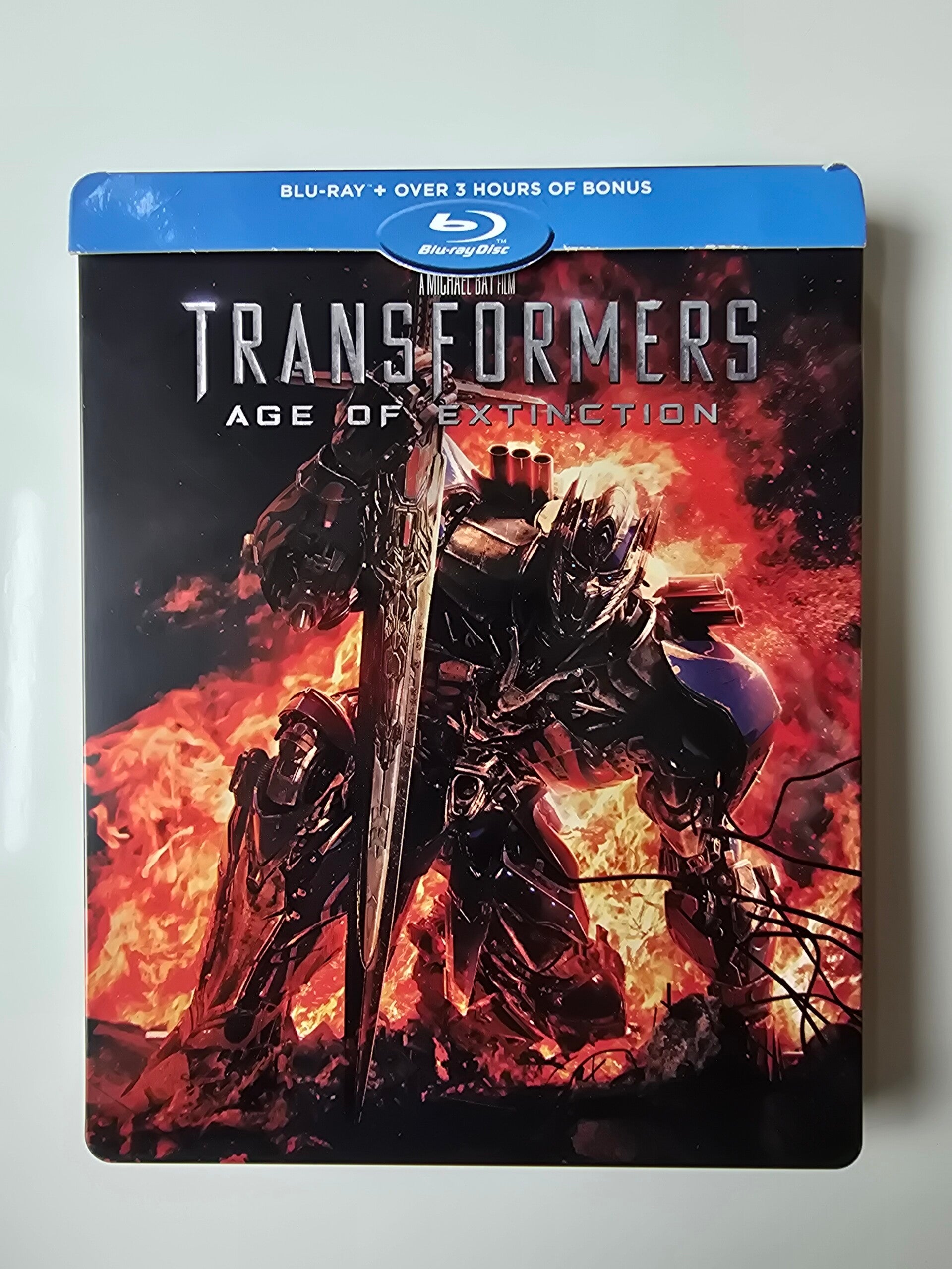 TRANSFORMERS AGE OF EXTINCTION (STEELBOOK) (BLURAY)