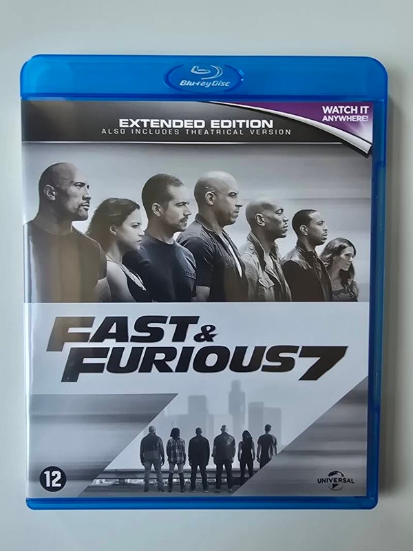 FAST & FURIOUS 7 (BLURAY)